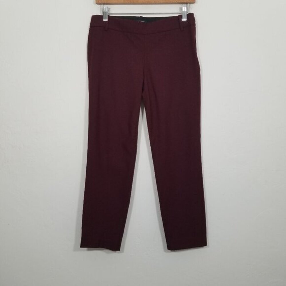 J. Crew Wool Blend City Fit Stretch Dress Pants Red Size 2